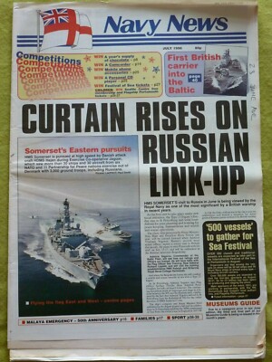 NAVY NEWS / JULY 1998 / HMS EDINBURGH D97 / DESTROYER IS SCOTLAND'S CAPITAL SHIP