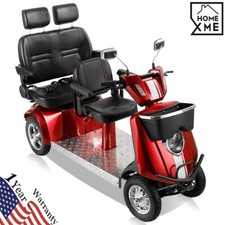 Heavy Duty 4 Wheels Mobility Scooter 3 Seater 1000W 31 Miles 600lbs Capacity