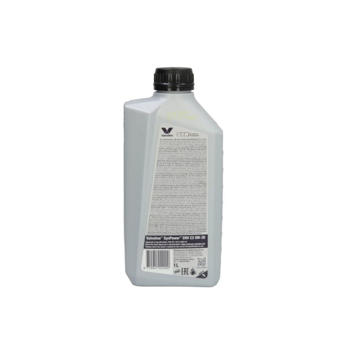Valvoline SYNPower Motoröl 5W-30 – 1 Liter, ACEA C2, API SN/CF, Für Viele Fahrzeuge