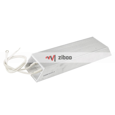 300W 400Ohm Aluminum Housed Wirewound Braking Resistor Silver Tone21.4x 6x3cm Kd