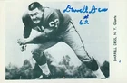 Darrell Dess signed 4x6 photo autograph New York Giants