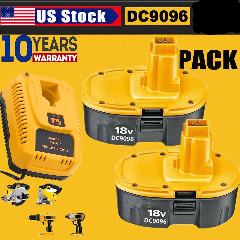 18V 18 Volt Replacement for DeWalt Battery Charger DC9096 DC9098 DC9099  DW9096