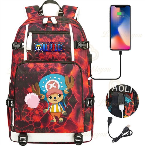 Anime One Piece Schoolbag Backpack Luffy Sabo ACE Rucksack Travel Bag Mochila - Bild 55 von 55