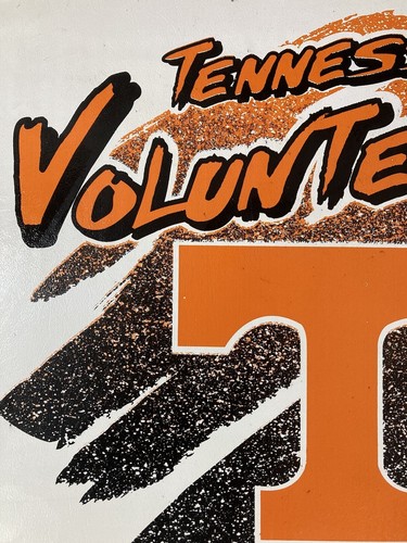Vintage Tennessee Volunteers Seat Cushion Orange UT Vols Padded Decoration 15” - Picture 3 of 5