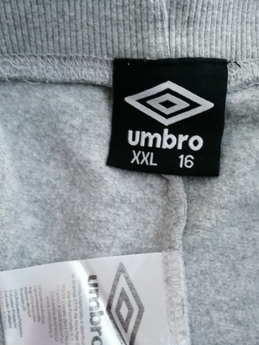 Umbro pantalone tuta grigio con logo laterale taglia XXL ragazzo XS/S adulto - Foto 7 di 9