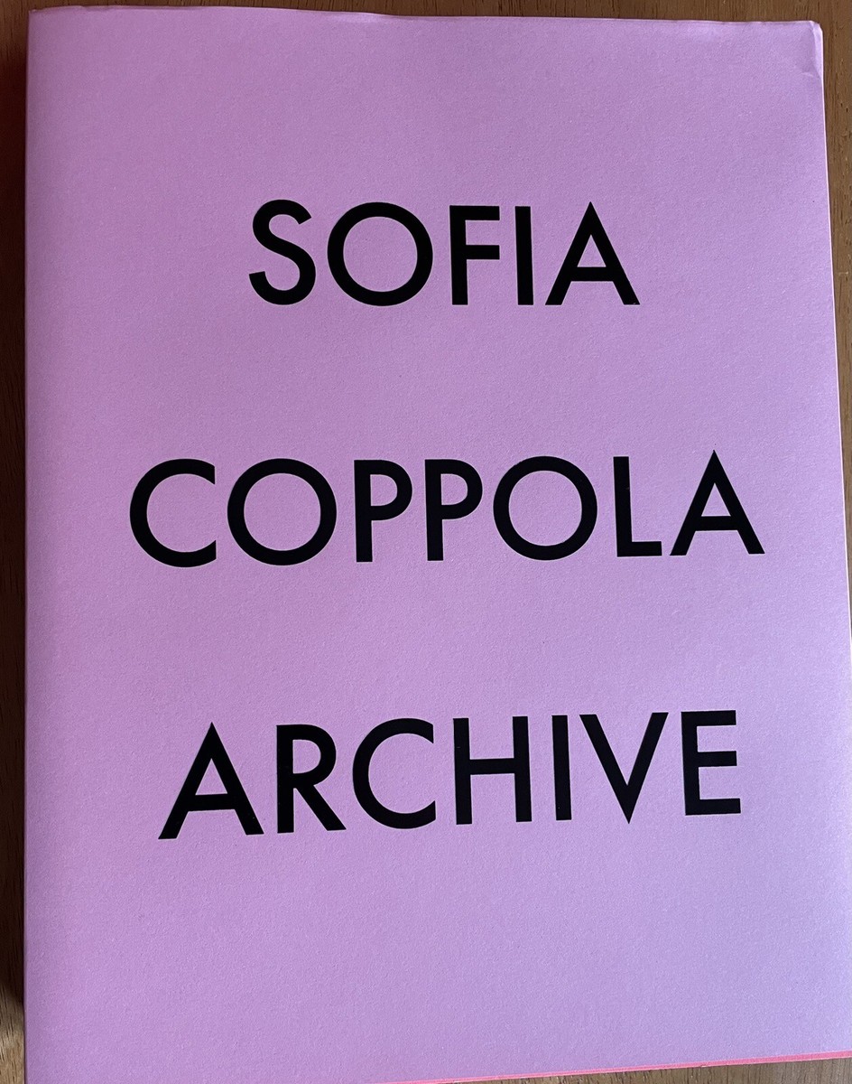 Actress, Director Sofia Coppola Autographed Book “Archive