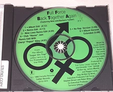 FULL FORCE – Back Together Again 1995 CD single PROMO 6 TRACK Hip Hop RnB/Swing