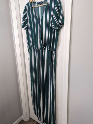 Tommy Hilfiger Women's Size Large Jumpsuit Green - 第 5/8 張圖片