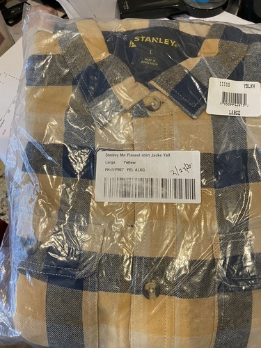 Men's Stanley Flannel-Lined  Shirt Jacket, Size L