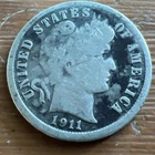 1911 S Barber Dime 3.5 Million minted