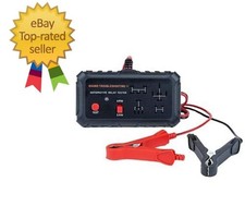 Automotive Relay Tester - 4  5 Pin 12V Auto Diagnostic Tool, Small Black