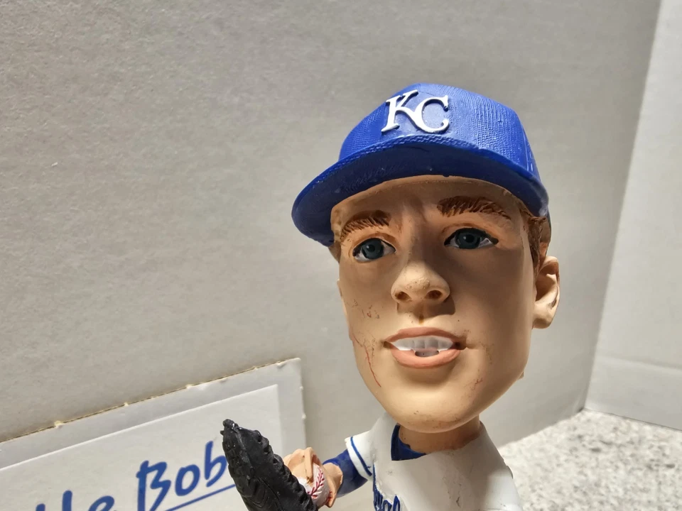 Zack Greinke Kansas City Royals MLB 2010 SGA Bobblehead CY READ - Image 2 of 4