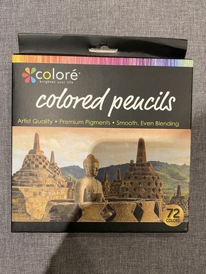 Colore 72 Buntstifte, Künstlerqualität, Premium Pigmente 