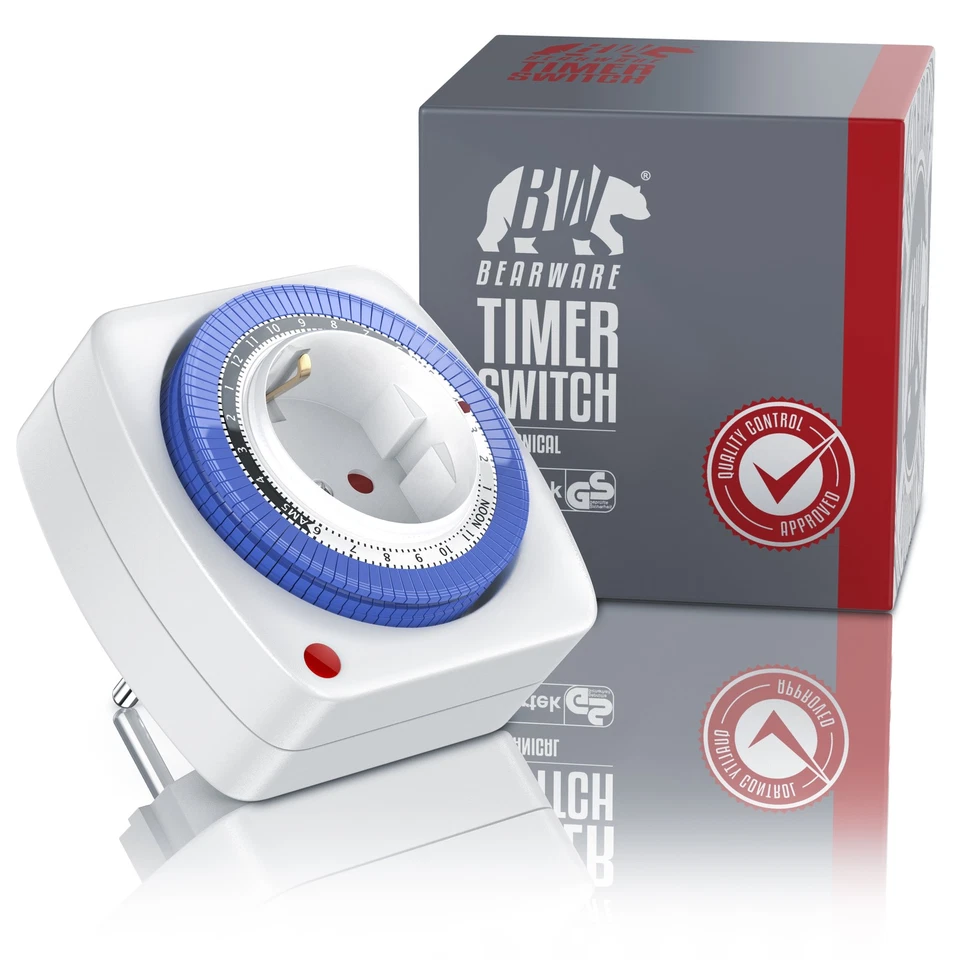 Bearware 3x analoge Zeitschaltuhr, mechanisch, rundlich - Bild 4 von 4