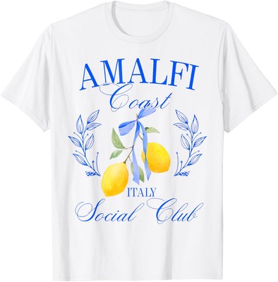 Amalfi Coast Italy Sorrento Capri Lemons T-Shirt