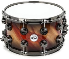 DW Collector's Series Exotic Snare Drum - 8 inches x 14 inches, Quick Candy