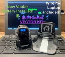 Anki Vector Robot Kit    WirePod Self-Hosted    600mAh  Installed  NO CUBE 