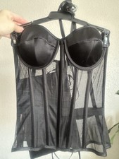 NWT Perfect Form Secret Form Bra Lace Up Corset Size L 99.99