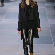 Saint Laurent 2013 FW Runway Tuxedo Blazer Slim Fit Black