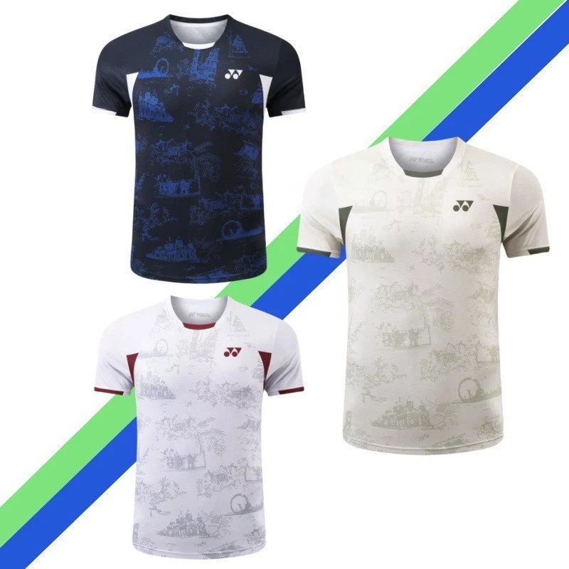 Yonex Training T-Shirt Game Wear Badminton Tennis Breathable Quick Dry