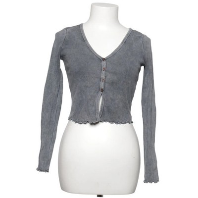 Studio Studio, Strickjacke, Damen, Größe: S, Grau, Einfarbig, Rippenstrick #FKa