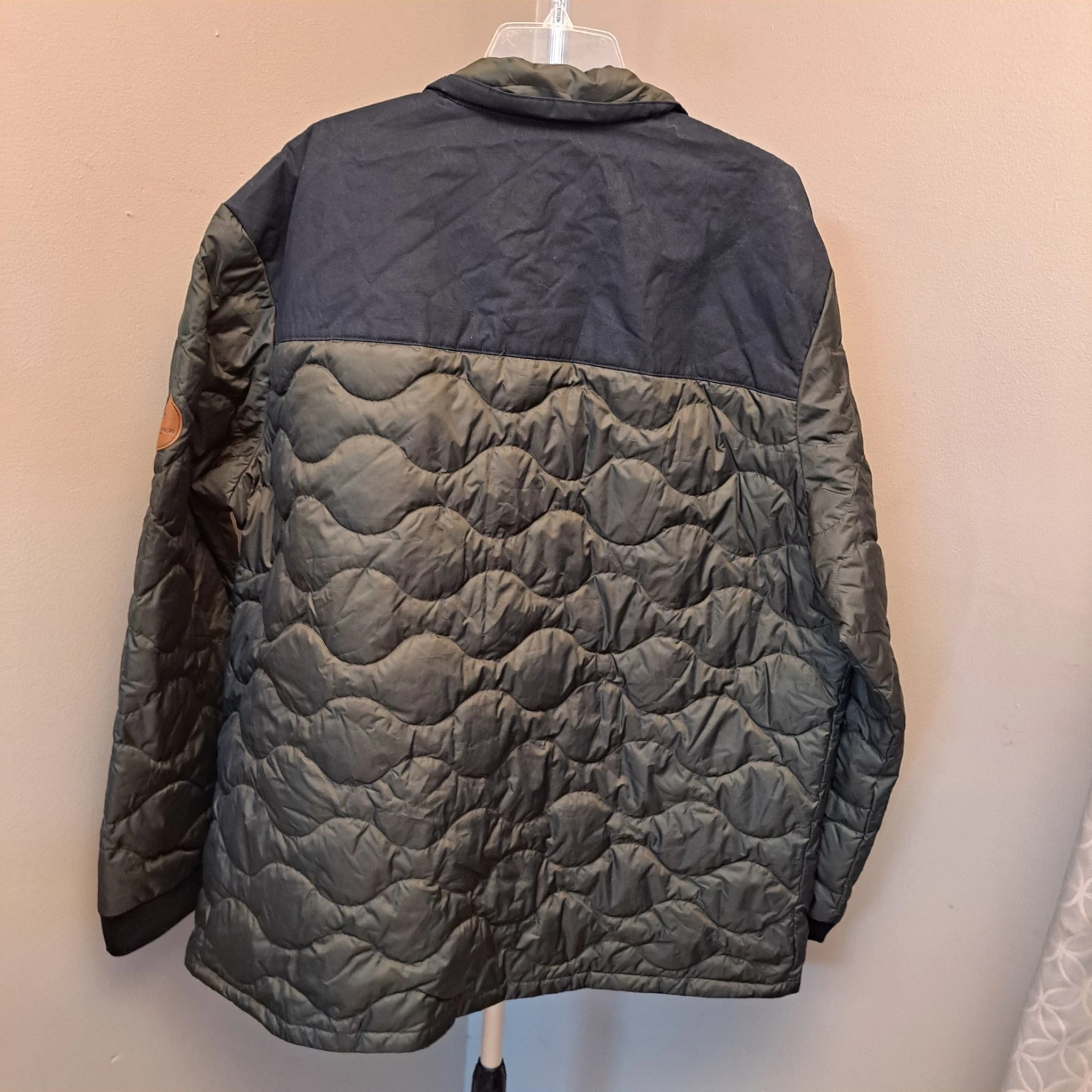 OBERMEYER Sage Green KADEN Quilted Duck Down Jacket Sz XXL 2XL - product detail image 6