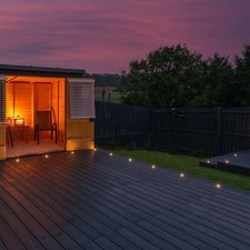 SALE 50%  ANTHRACITE GREY  COMPOSITE DECKING 2.9M FREE DELIVERY ORDERS OVER £500