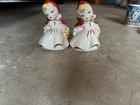 Hull Pottery Little Red Riding Hood Medium Salt And Pepper Shakers lid