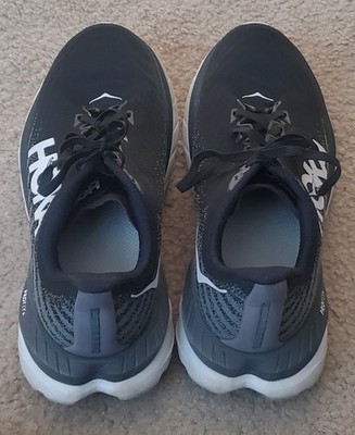 HOKA One One W Mach 5 Wide Womens Size 7D Black White 1136678 BCSTL