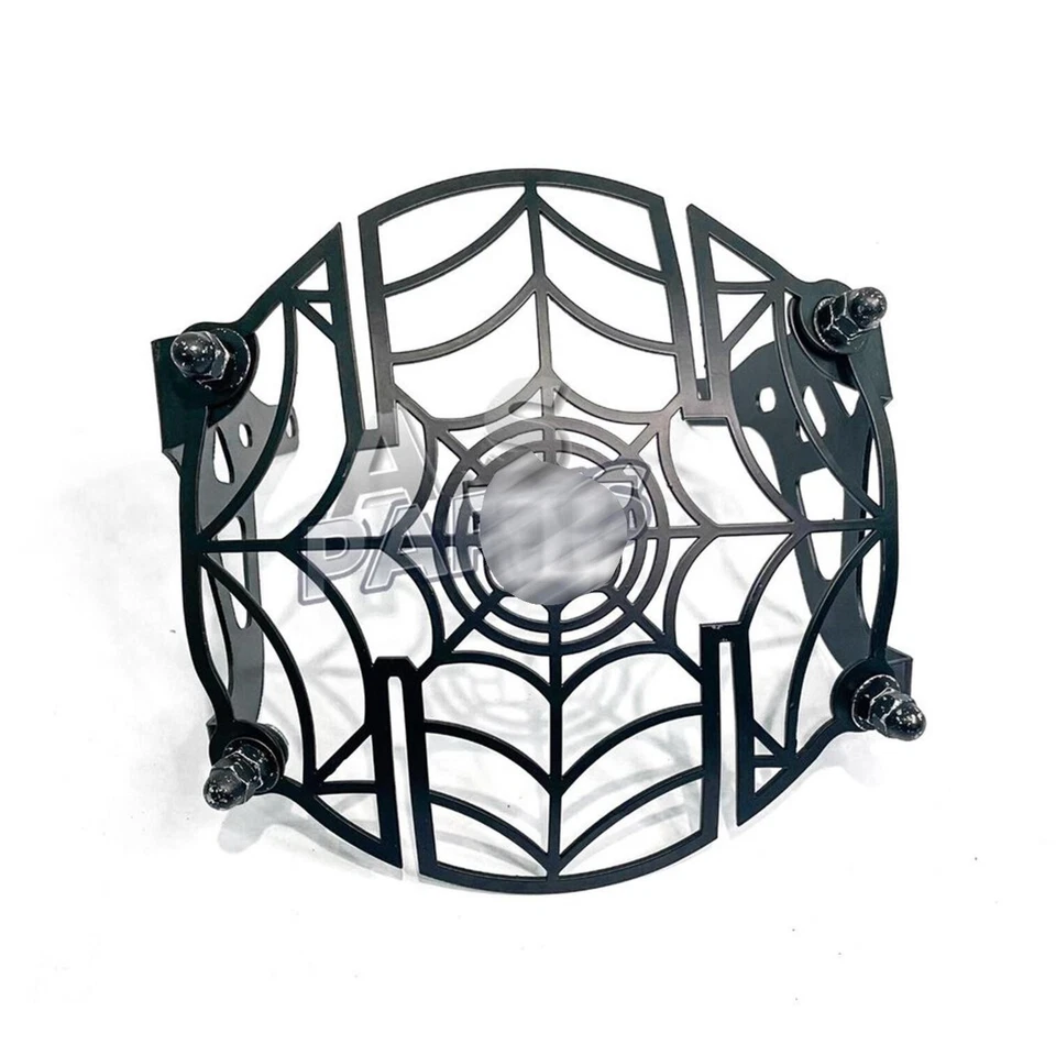 Fit For Royal Enfield Meteor 350cc - "Headlight Grill Set Black Spider Design" - Изображение 3 из 4