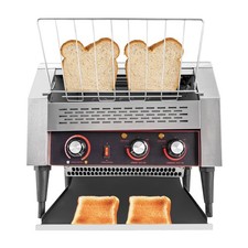 450Slices/H Commercial Conveyor Toaster  2600W Stainless Steel Industrial Toaster