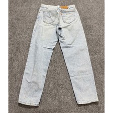 VTG Levi's 550 Jeans Men's 31x30 Stained Light Wash Paper Tag Cotton Blue