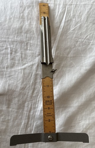 Vintage Pin-It Adjustable Skirt Hem Marker 7-20" USA Patent ** Free Shipping **