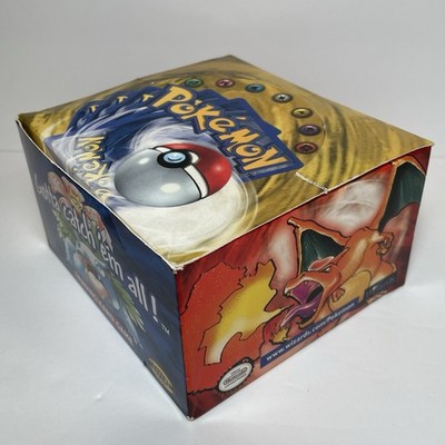 Pokémon TCG Base Set Shadowless Empty Booster Box Only Green Wing