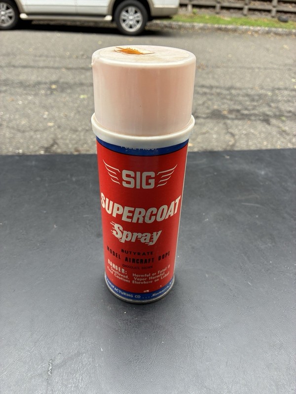 NOS Spray Sig Chocolate Brown Dope For RC Balsa Model Airplane Kit