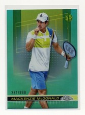 Mackenzie McDonald - 2024 Topps Chrome Green Refractor /399 Tennis Card #78