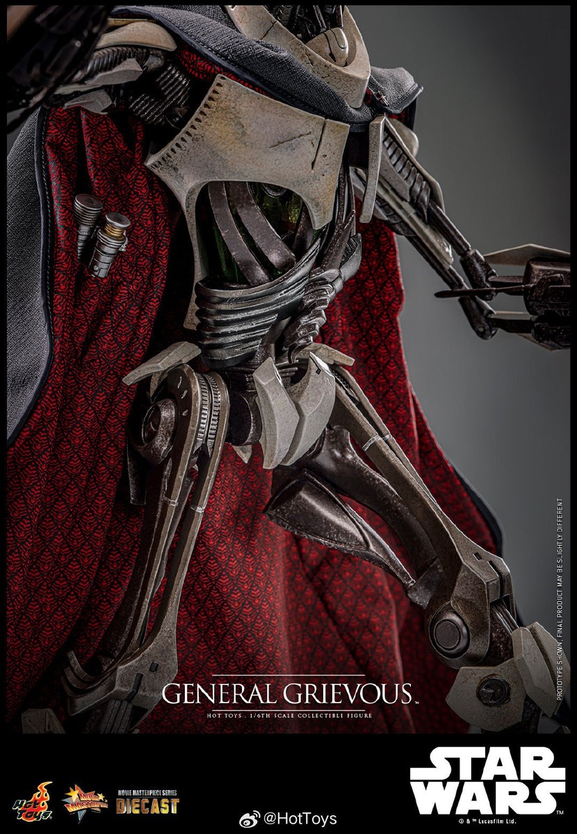HOTTOYS HT MMS760D67 Star Wars Prequel General Grievous 1/6 Action