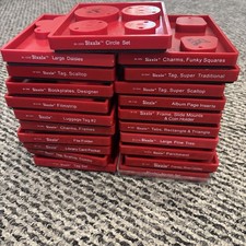 Sizzix Die Cut Lot of 21 Red Originals