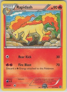 Rapidash 17/114 XY - Steam Siege Uncommon