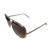 Quay Australia All In Sunglasses Doe Frame Brown Fawn Lens Aviator Classic