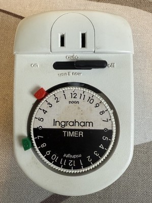 READ Ingraham Single Setting Timer 1875 Watts 15 amps Model 12-700 Auto Clock
