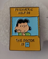 LUCY-PEANUTS-ENAMEL PIN-2 OR MORE PINS 5.49 SHIPPING-SPEND 20 SHIPPING IS FREE