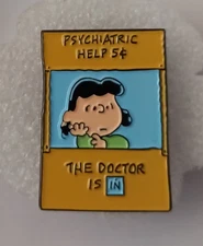 LUCY-PEANUTS- ENAMEL PIN-SHIP ALL THE PINS YOU BUY FOR $4.99-VISIT OUR STORE