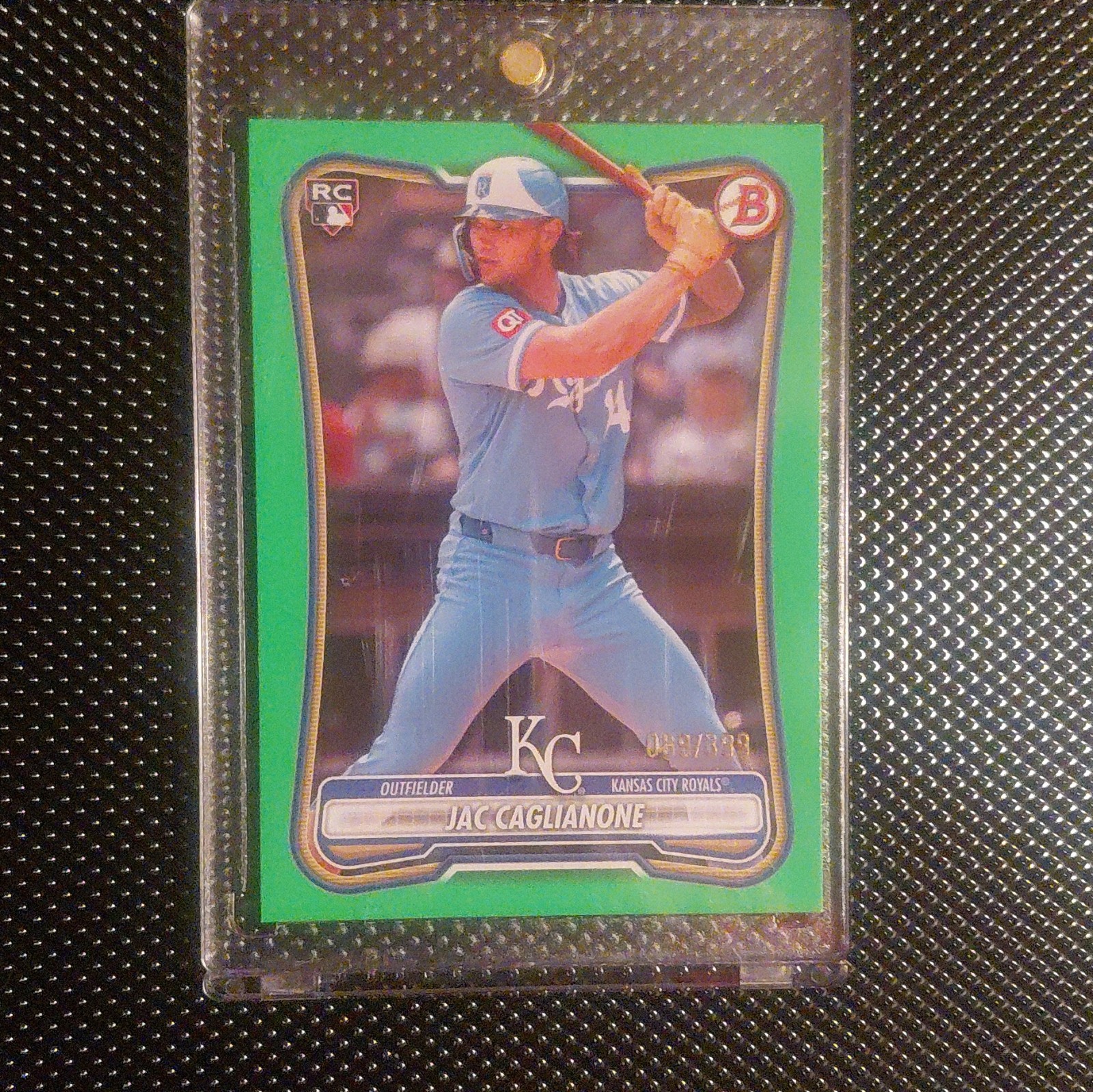 2025 Topps Jac Caglianone Rookie RC #75 Kansas City Royals 088/399