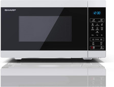 Image of SHARP YC-MS252AU-W 25 Litre 900W Digital Microwave, 11 Power Levels, ECO Mode, D