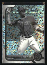 2022 Bowman Chrome #BCP-177 Arol Vera Prospects B&W Mini-Diamond Refractor