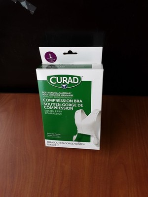 CURAD CURMAMCOMP3 POST SURGICAL  COMPRESSION  BRA,L