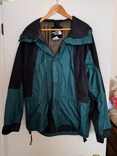 North Face Goretex Mountain Light Parka Hooded Jacket Men's M Made In USA Coat 