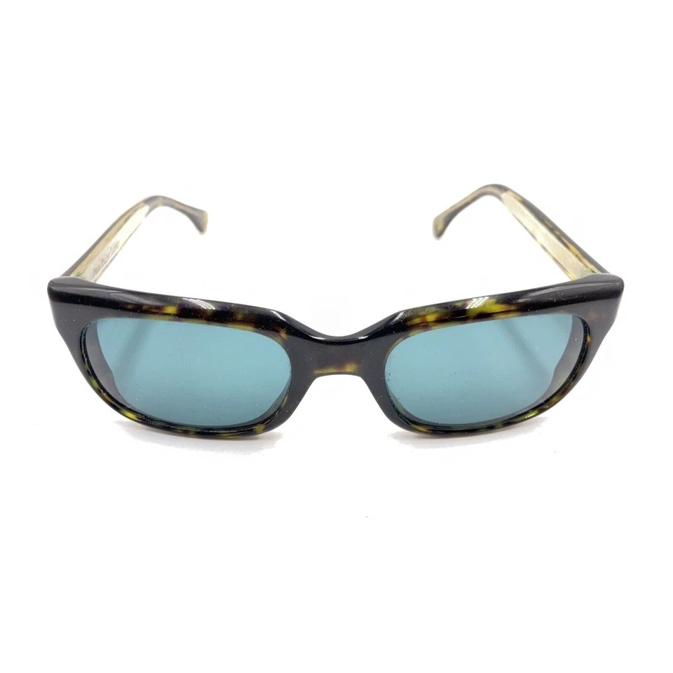 Очки солнцезащитные Polo Ralph Lauren темно-коричневые черепаховые прямоугольные серые линзы мужские женские - Изображение 2 из 4