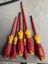 Lot Of 6 Wiha Slotted Philips Hex Screwdriver...